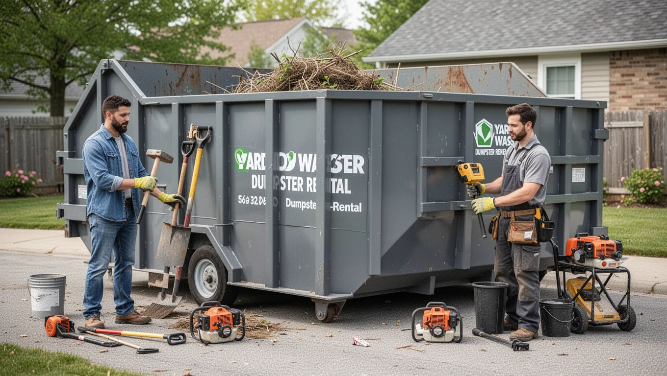 Yard Waste Dumpster Rental